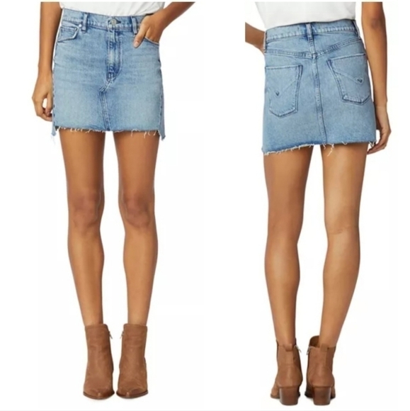 Hudson The Viper Denim Skirt In Soft This Life - Picture 1 of 6